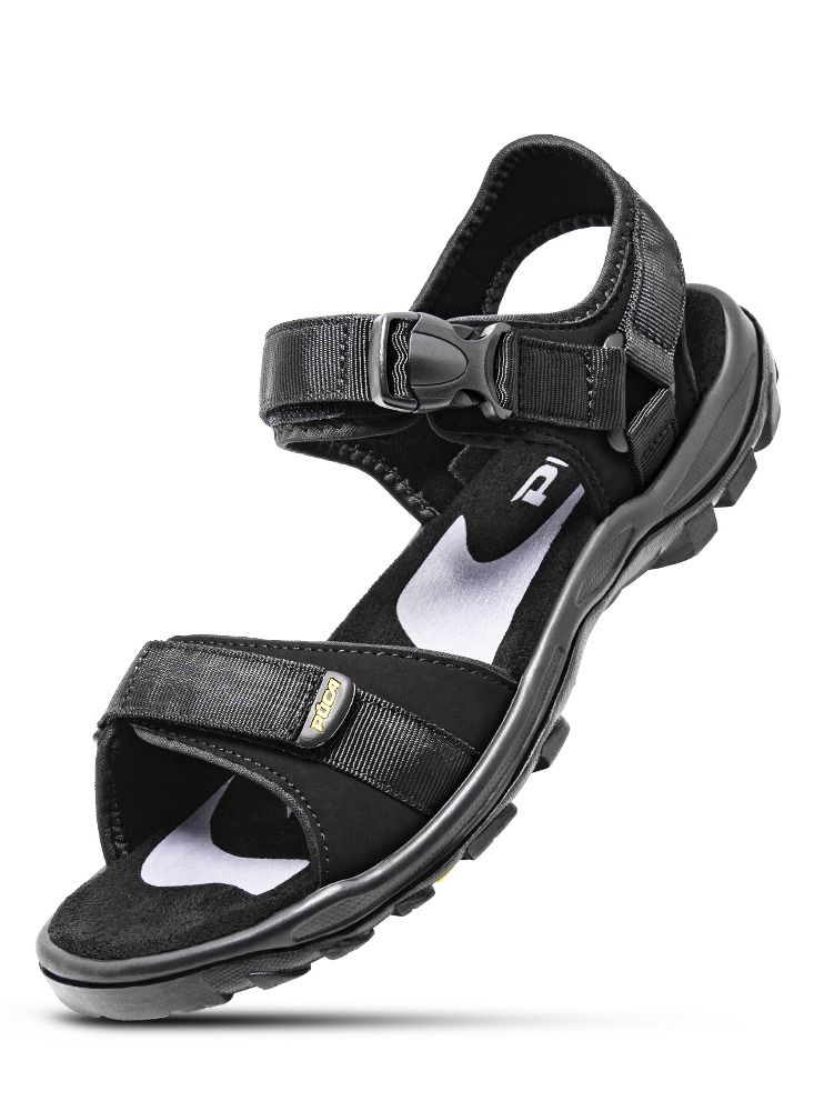 Puca Casual Sandals For Men | Comfortable and Stylish Men's Sandals | Spark-50 Black
