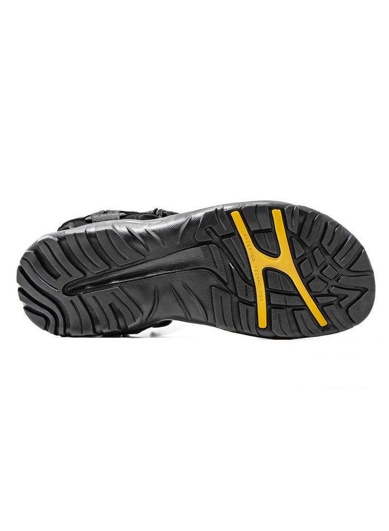 Puca Casual Sandals For Men | Comfortable and Stylish Men's Sandals | Spark-50 Black