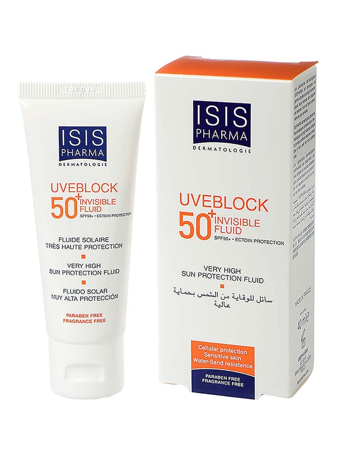UVE Block Fluid Sunscreen SPF 50+ 40ml
