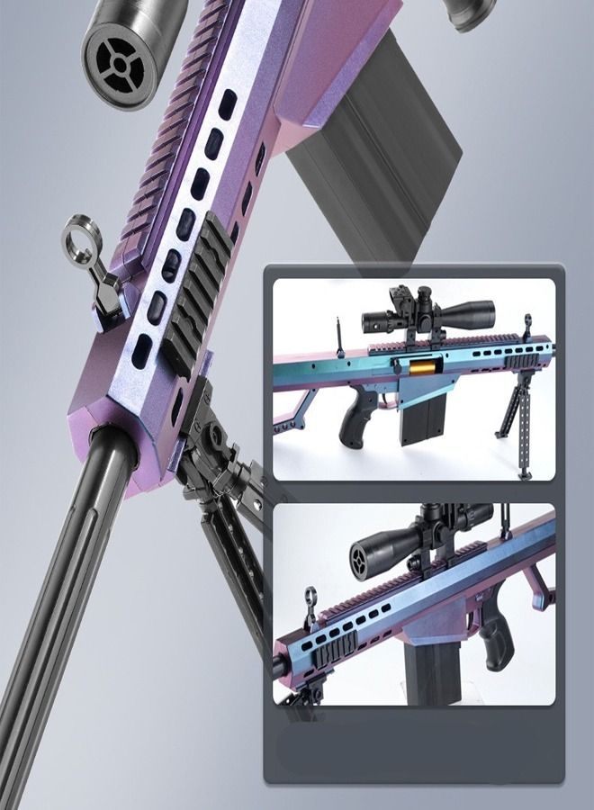 M82 Light Fifty SASR Semi-automatic Electric Burst Soft Bullets Sniper Rifle Gun for Outdoor Play