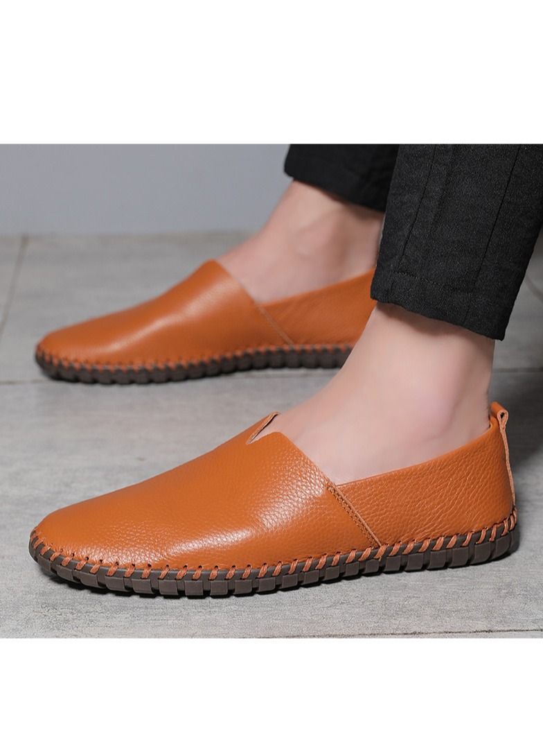 Fashion Causal Light Slip Ons Brown