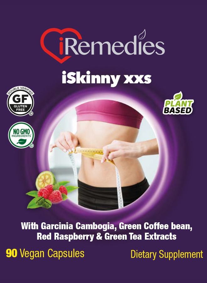 iSkinny XXS 90 Vegan Capsules