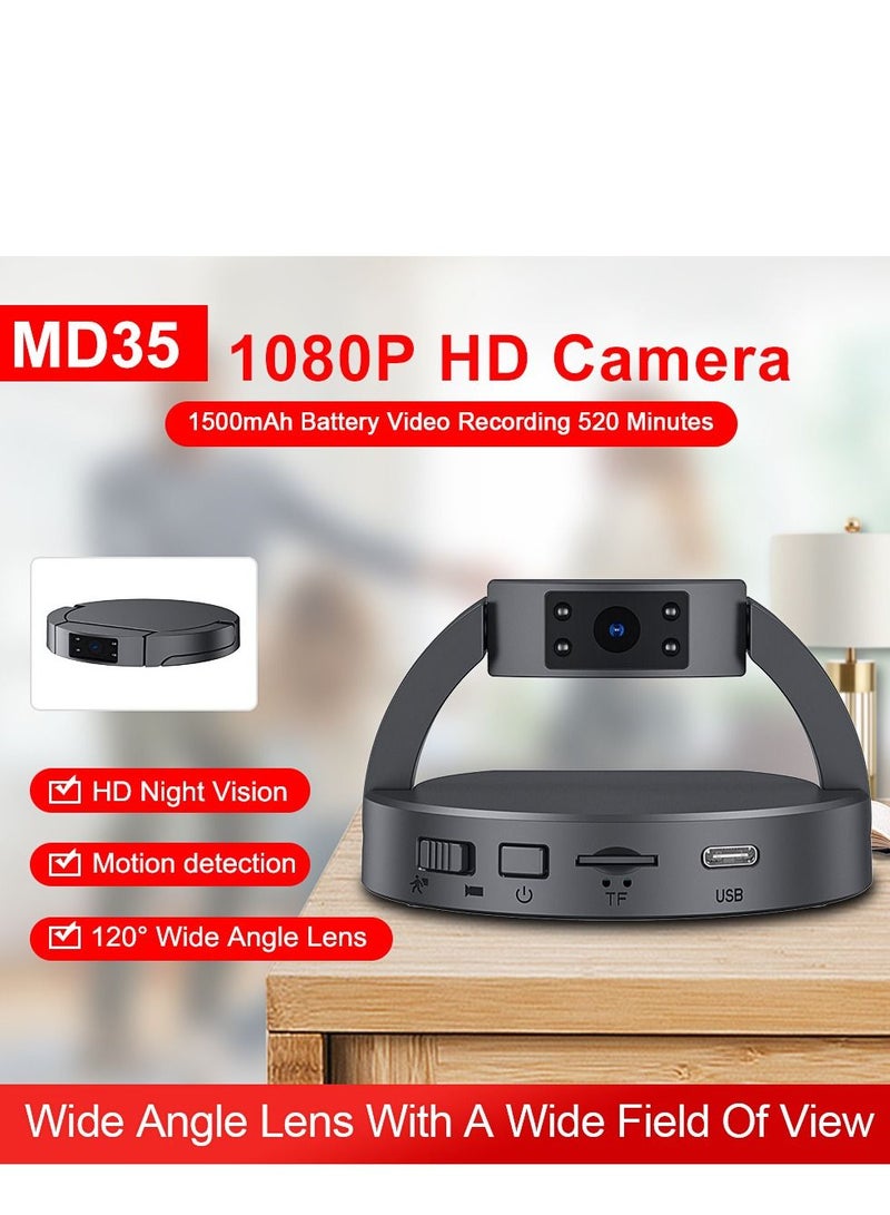 MD35 Carb Desktop Camera HD 1080P Plug in Card Cam 180 Degree Rotating Home and Outdoor Cameras For Deliveryman Type-c to USB