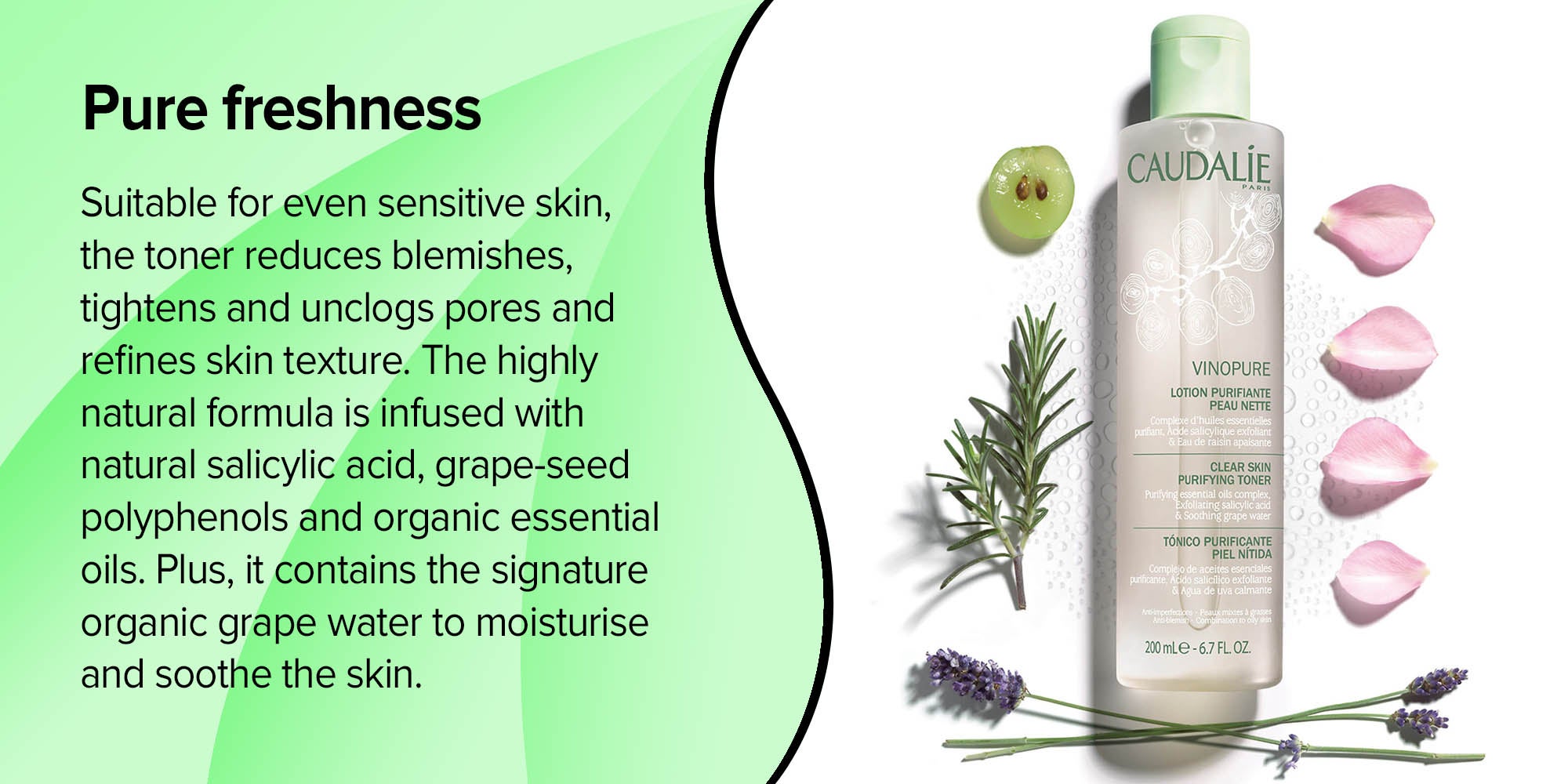 Vinopure Clear Skin Purifying Toner 200ml