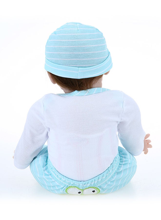 Reborn Baby Doll With Plush Toy 22inch