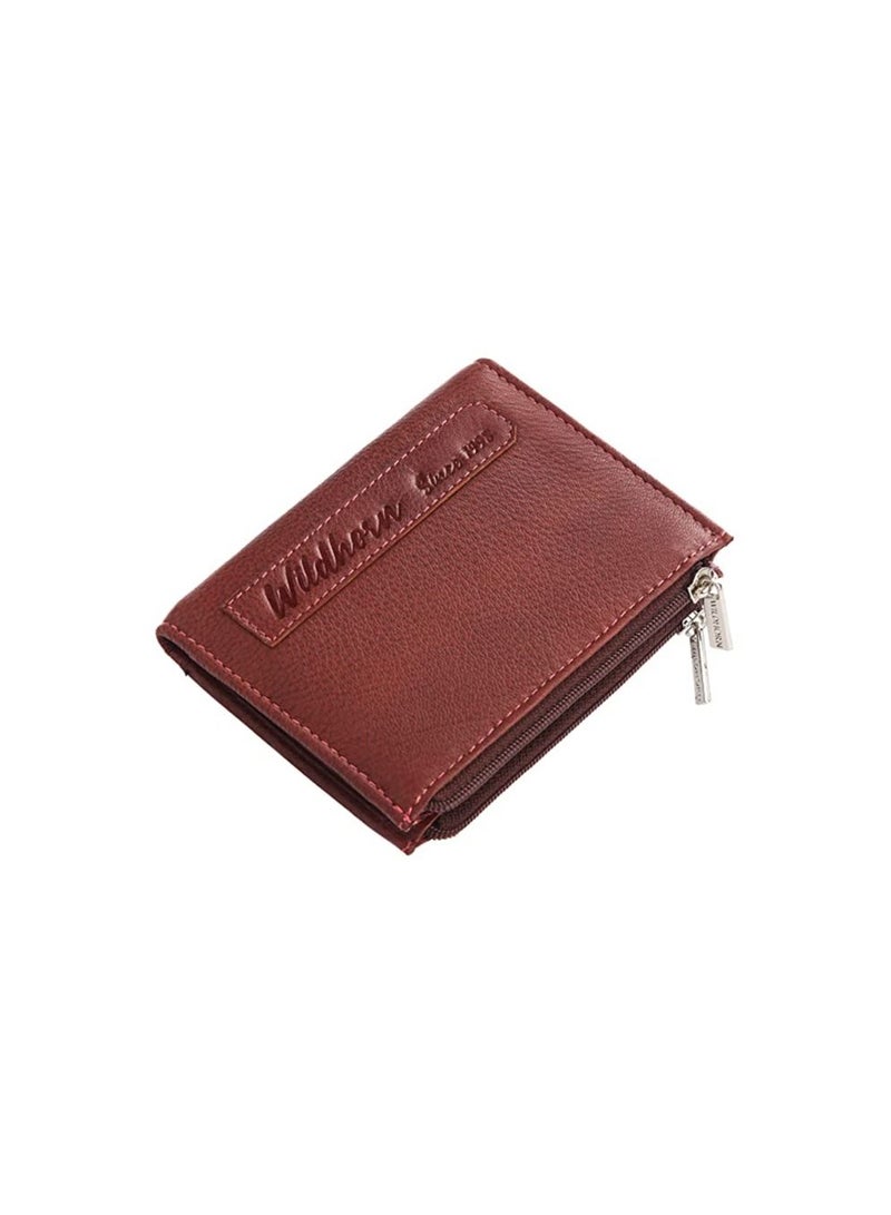WildHorn Top Grain Leather Wallet for Men | RFID Blocking | Extra Capacity | Ultra Strong Stitching & Secured | Slim Billfold with 6 Card Slots | Gift for Him (Maroon)