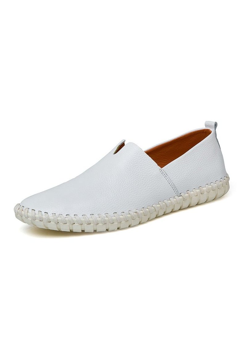 Fashion Causal Light Slip Ons White