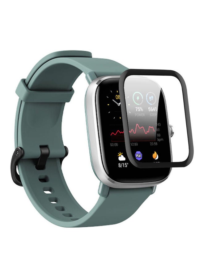 Curved Screen Protector For Amazfit GTS 2 Mini Clear/Black