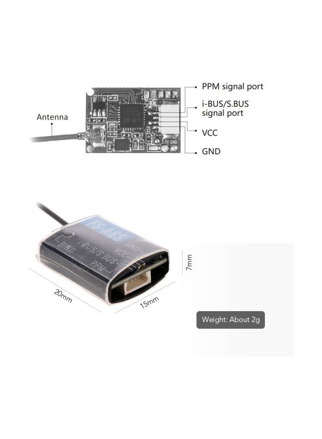 8CH Receiver PPM i-Bus SBUS Output