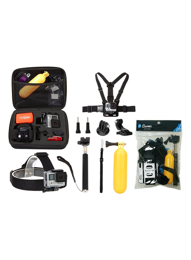 8-In-1 Outdoor Sports Strap Accessories Kit Black