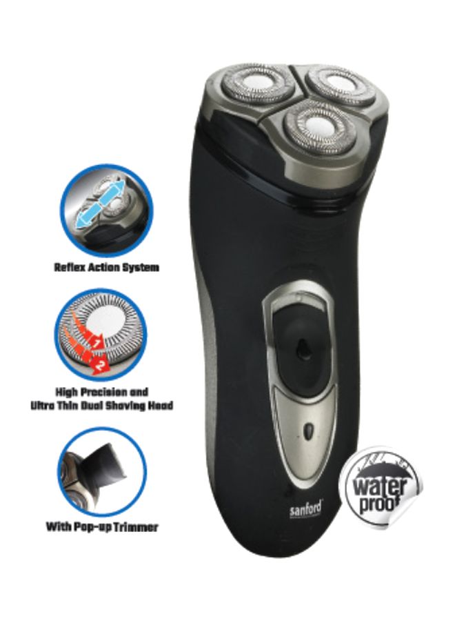 Rechargeable Rotary Shaver Black/Silver/Gold