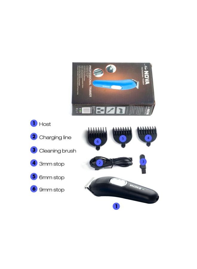 Professional Electric Hair Trimmer Set Black/Silver