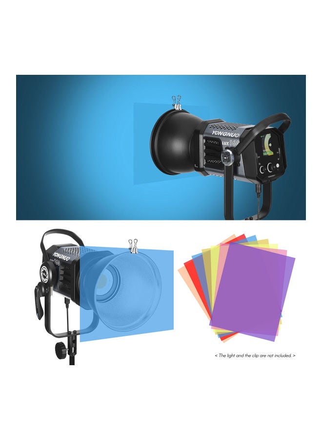 14-Piece Gel Lighting Filters Multicolour