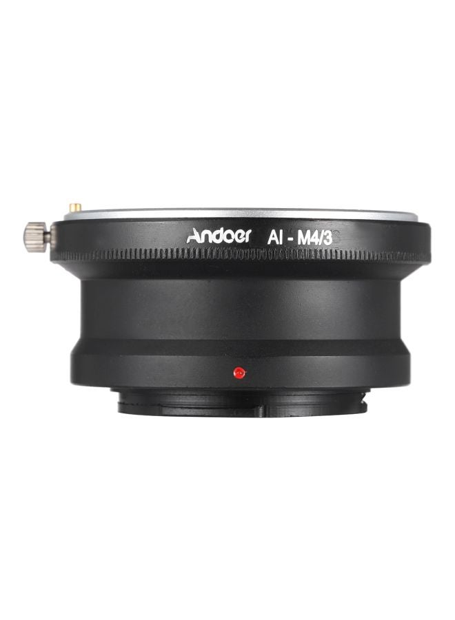 Adapter Ring For Nikon D Series AI-Mount Lens/Panasonic Olympus M4/3 Black/Silver