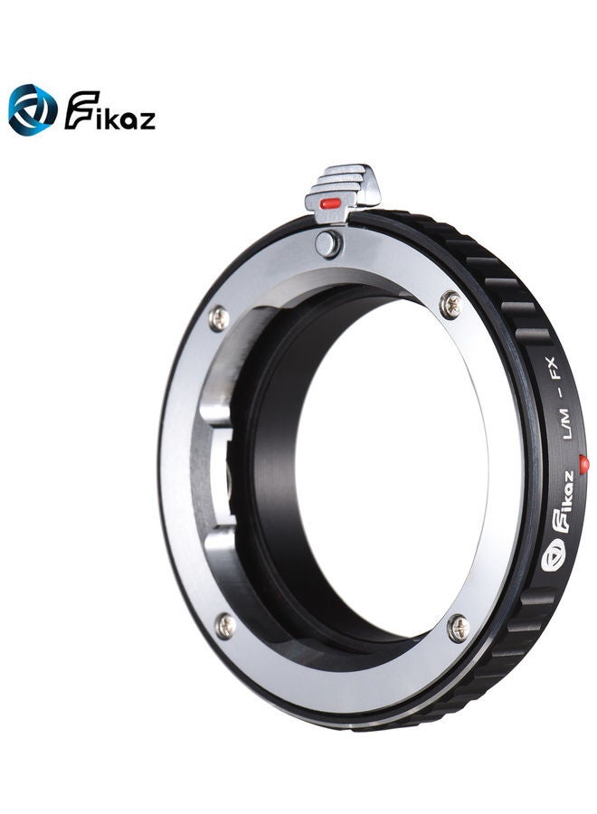 LM-FX Aluminum Alloy High Precision Lens Mount Adapter Ring Black
