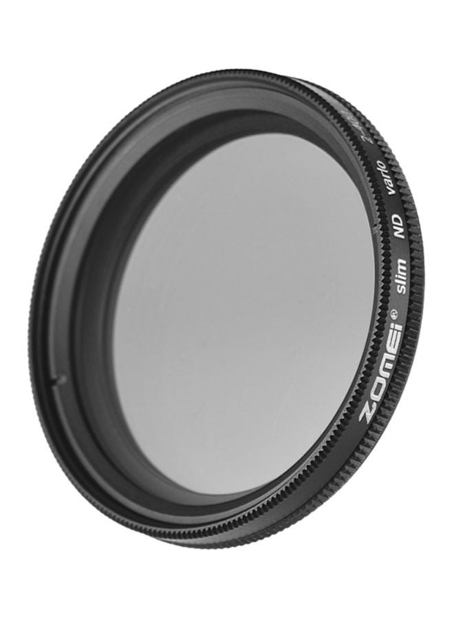 Ultra Slim Variable Fader Neutral Density Filter Black