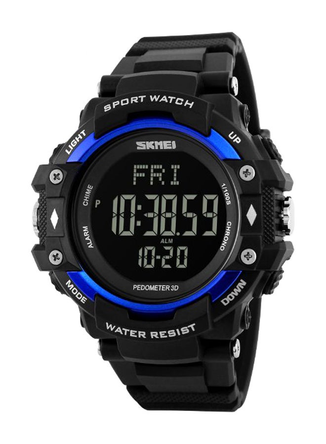 Digital Display Fitness Tracker Black