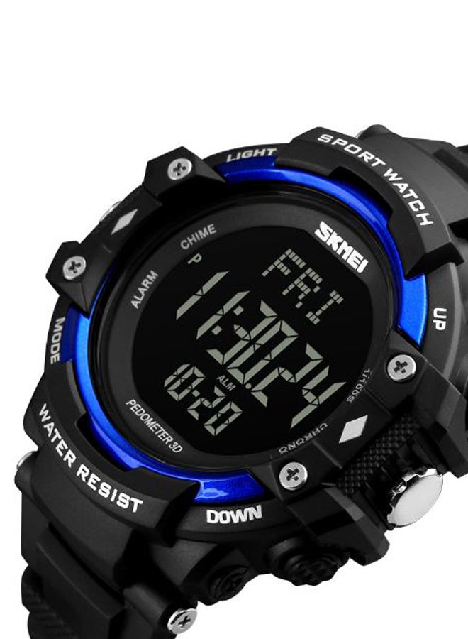 Digital Display Fitness Tracker Black