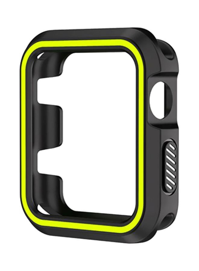 Rugged Armor Bumper Protective Case Cover For Apple Watch Series 1/2/3 42mm Black/Green