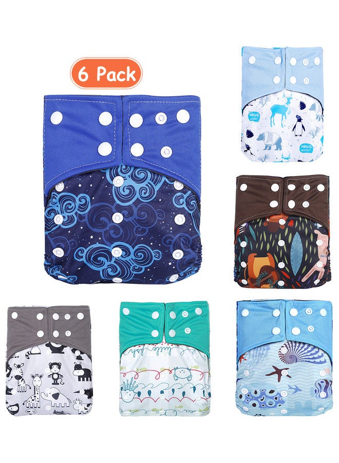 6-Piece Cloth Diaper Set