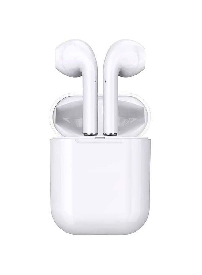In-Ear Bluetooth Headphones With Charging Case White