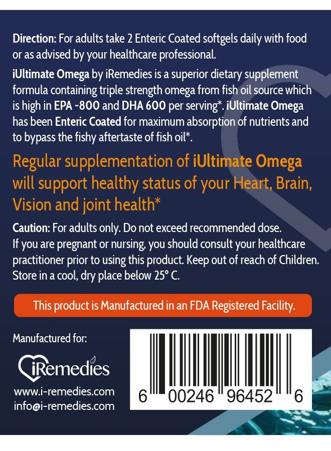 iUltimate Omega – 60 softgels