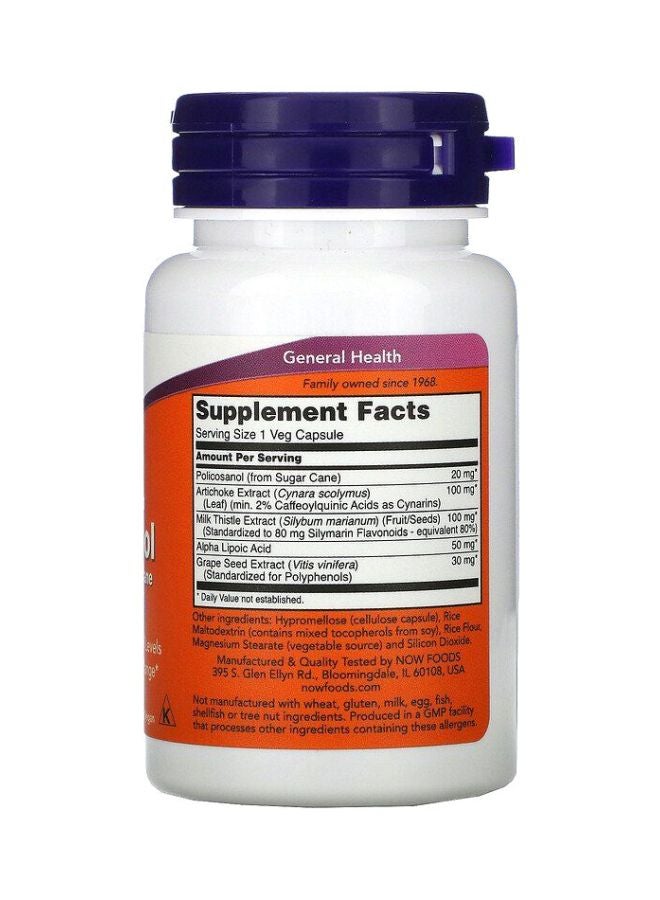 Double Strength Policosanol Dietary Supplement 20 mg - 90 Veg Capsules