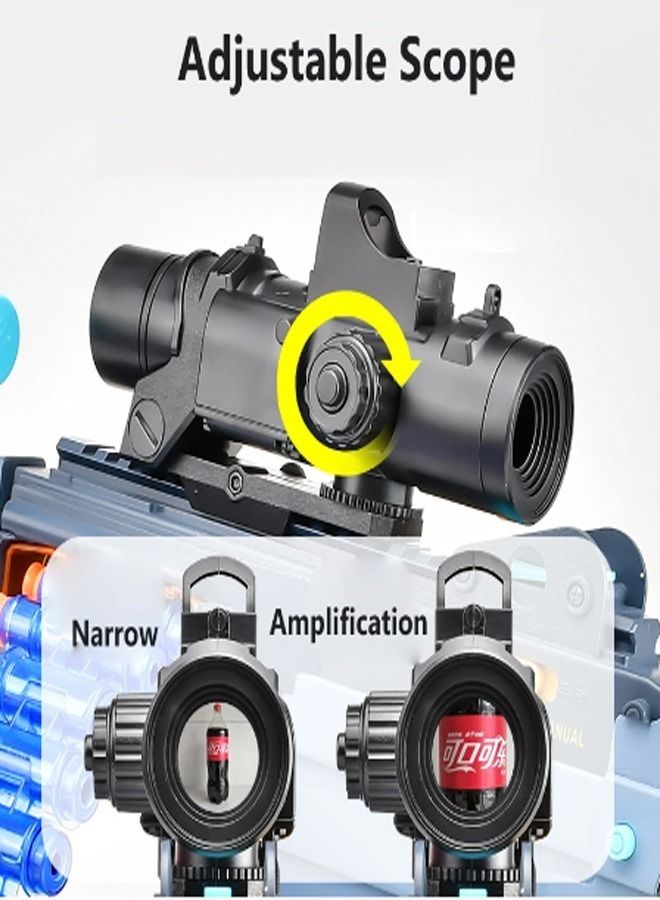 M2 Model Multi Component Electric Manual Integrated Soft Bullet Gun Foam Darts Elite Assault Outdoor Parent Child Interaction Toy Heavy Machine Gun