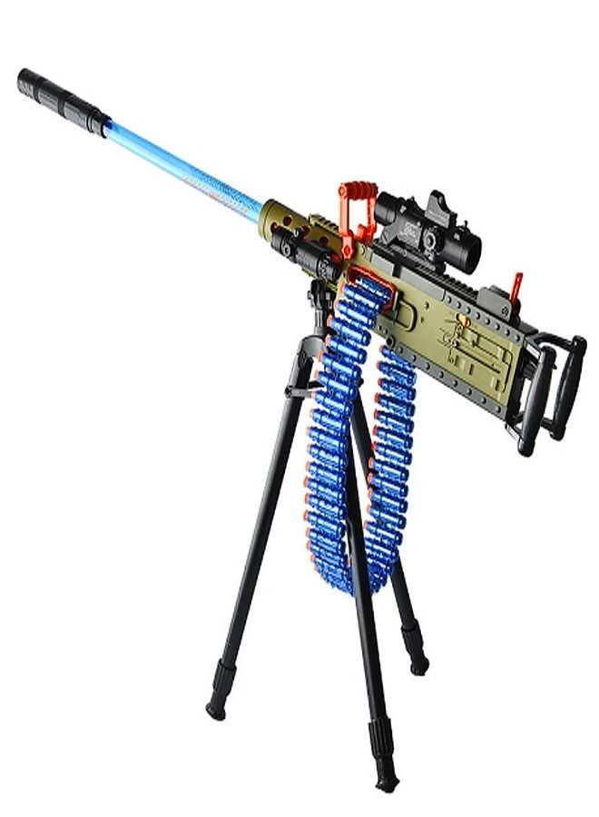 M2 Model Multi Component Electric Manual Integrated Soft Bullet Gun Foam Darts Elite Assault Outdoor Parent Child Interaction Toy Heavy Machine Gun