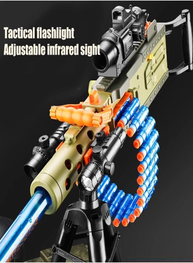 M2 Model Multi Component Electric Manual Integrated Soft Bullet Gun Foam Darts Elite Assault Outdoor Parent Child Interaction Toy Heavy Machine Gun