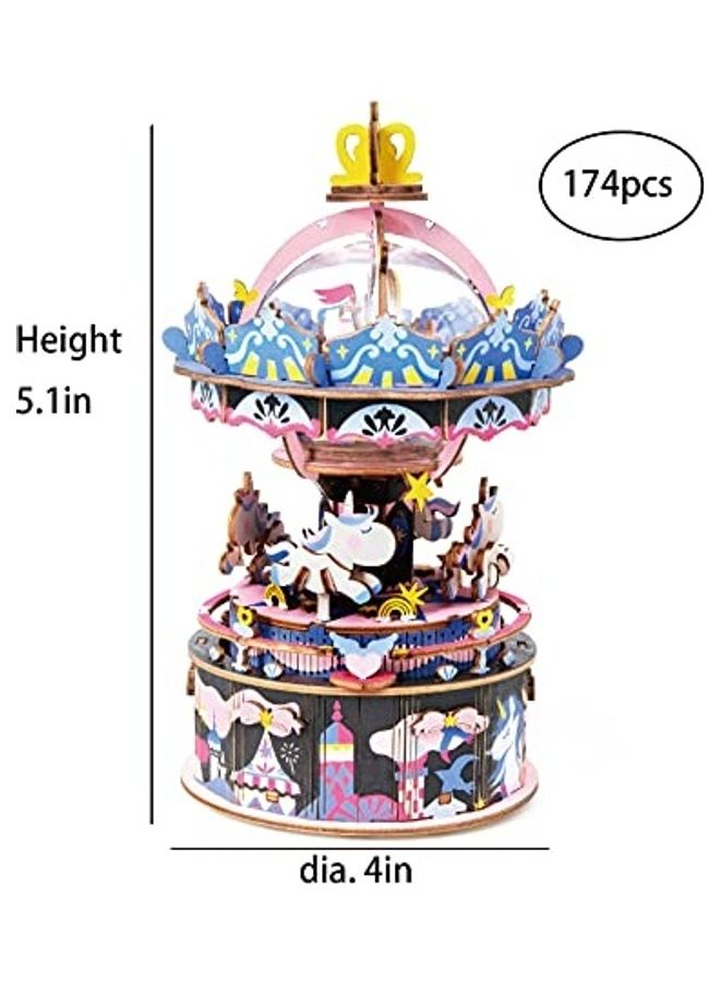 DIY Music Box - Starry Night 5.1 X9.6 X6.6inch