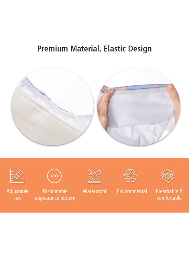 4-Piece Washable Reusable Stretchable Baby Cloth Pocket Diapers Set