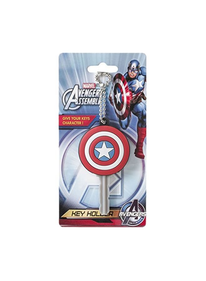 Captain America Logo PVC Key Holder