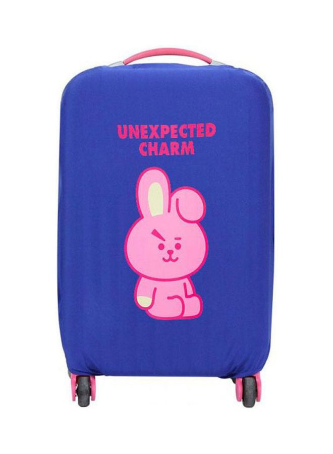 Bts  Bulletproof Youth League Protective Luggage Cover Waterproof Travel Luggage Cover Suit For 22-24 Inch Case Elastic Suitcase Cover Multicolour
