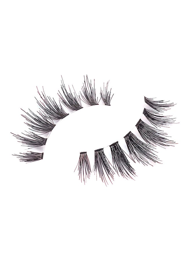 Pack Of 10 Professional False Eyelashes Black