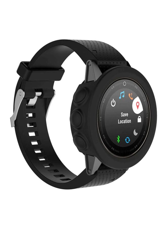 Replacement Slim Watch Case Cover For Garmin Fenix 5 Plus Black