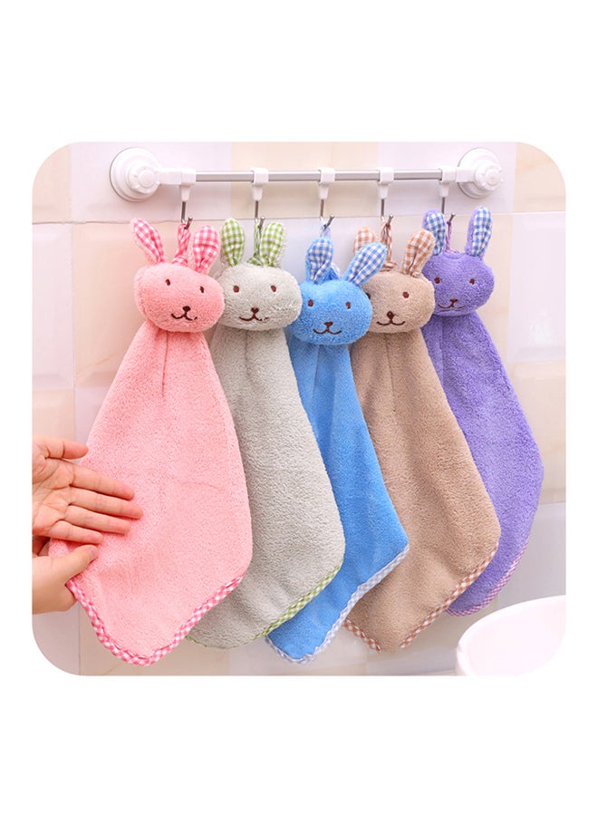 Cartoon Rabbit Design Hand Towel
