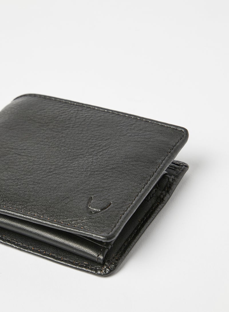 Bi-Fold Leather Wallet Black