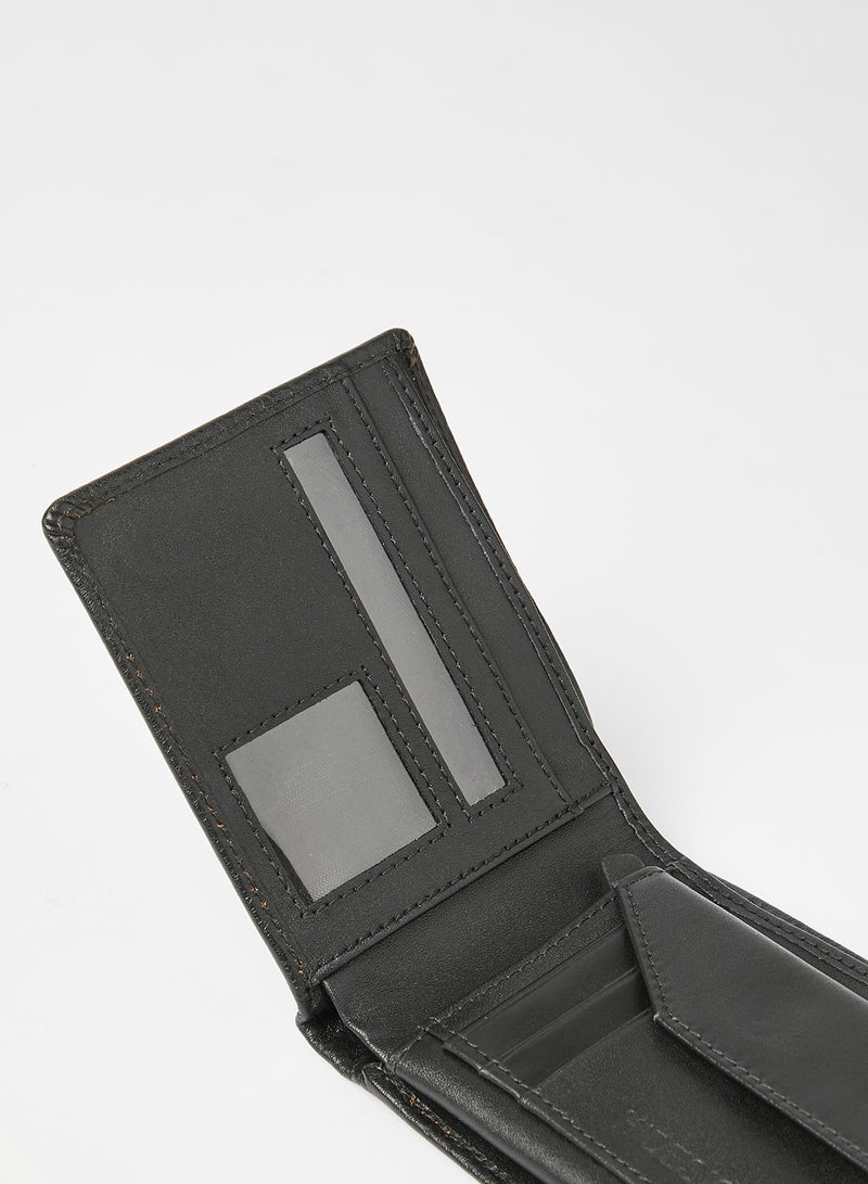 Bi-Fold Leather Wallet Black