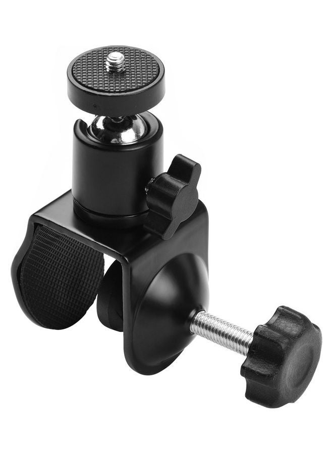 Super Mount U Shaped Fixing Clamp With Rotatable Ball Head Black