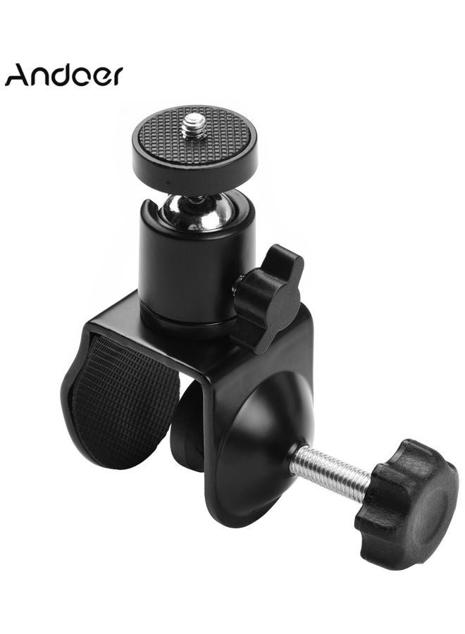 Super Mount U Shaped Fixing Clamp With Rotatable Ball Head Black