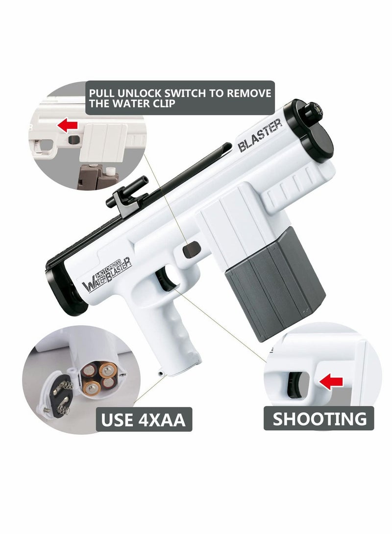 Electric Water Gun Toy, 375CC High Capacity Battery Powered Automatic Squirt Gun for Kids and Adults, 22ft Range Squirt Gun Toy fo