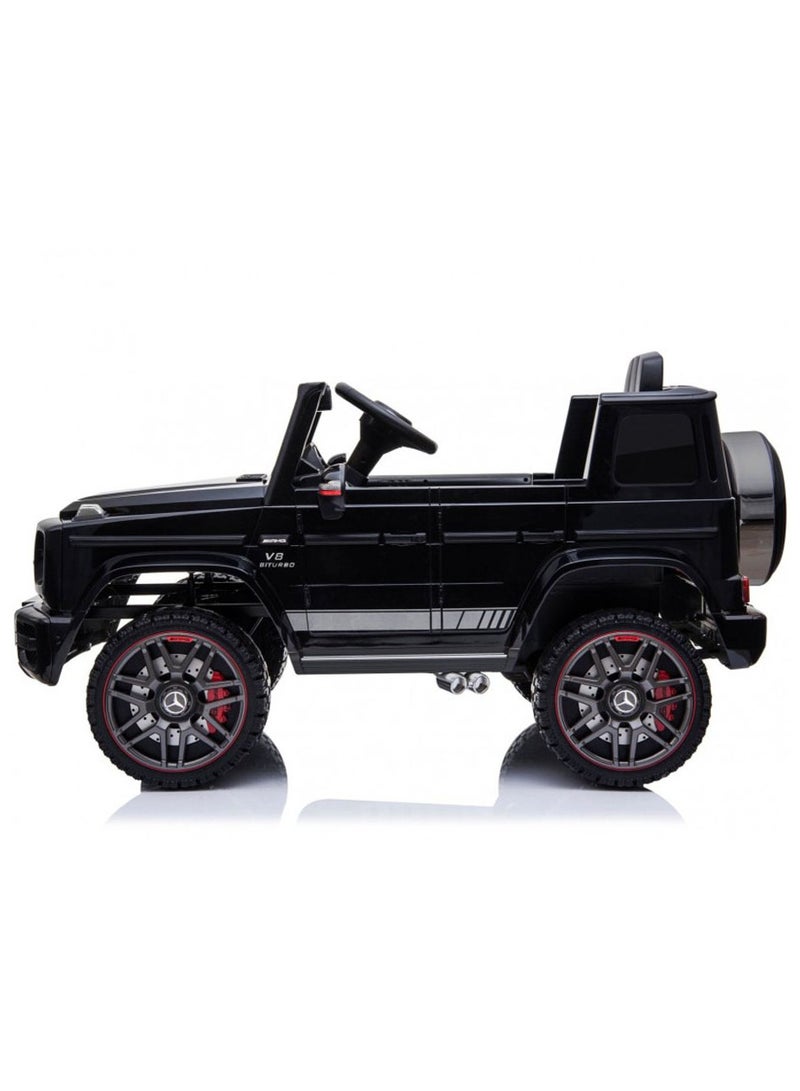 Mercedes Benz Amg G63, Licensed Electric Car, 12V Ride On Car With Remote Control For Kids - Black