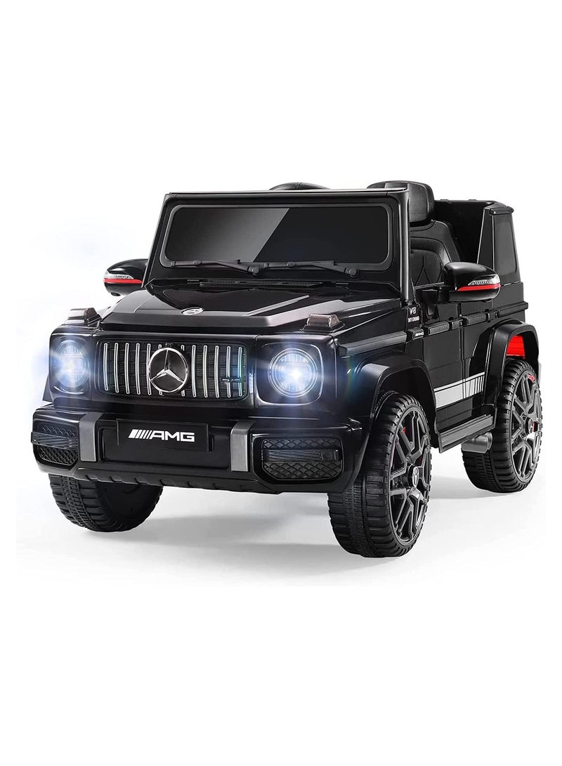 Mercedes Benz Amg G63, Licensed Electric Car, 12V Ride On Car With Remote Control For Kids - Black