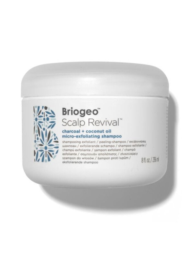 BRIOGEO SCALP REVIVAL CHARCOAL + COCONUT OIL MICRO-EXFOLIATING SHAMPOO 236ML