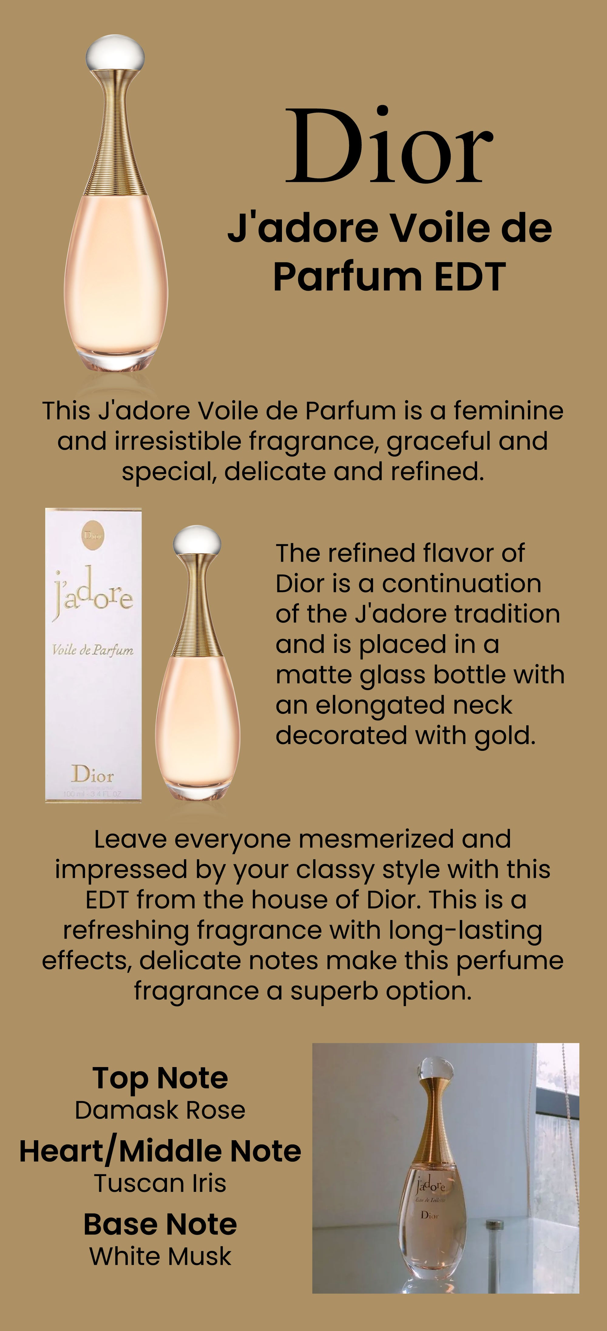 J'adore Voile de Parfum EDT 100ml