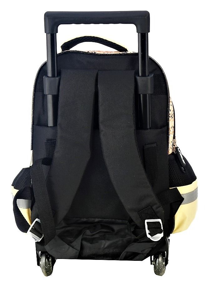 LIVE UP Trolley school bag for Kids with 2 pockets and 2 side pockets (23*13*40)