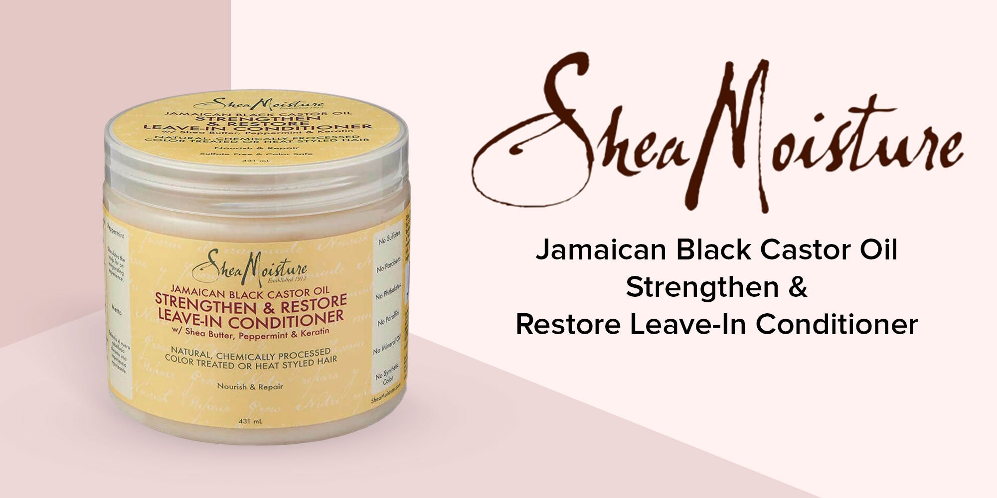 Jamaican Black Castor Oil Strengthen And Restore Leave-In Conditioner 431ml