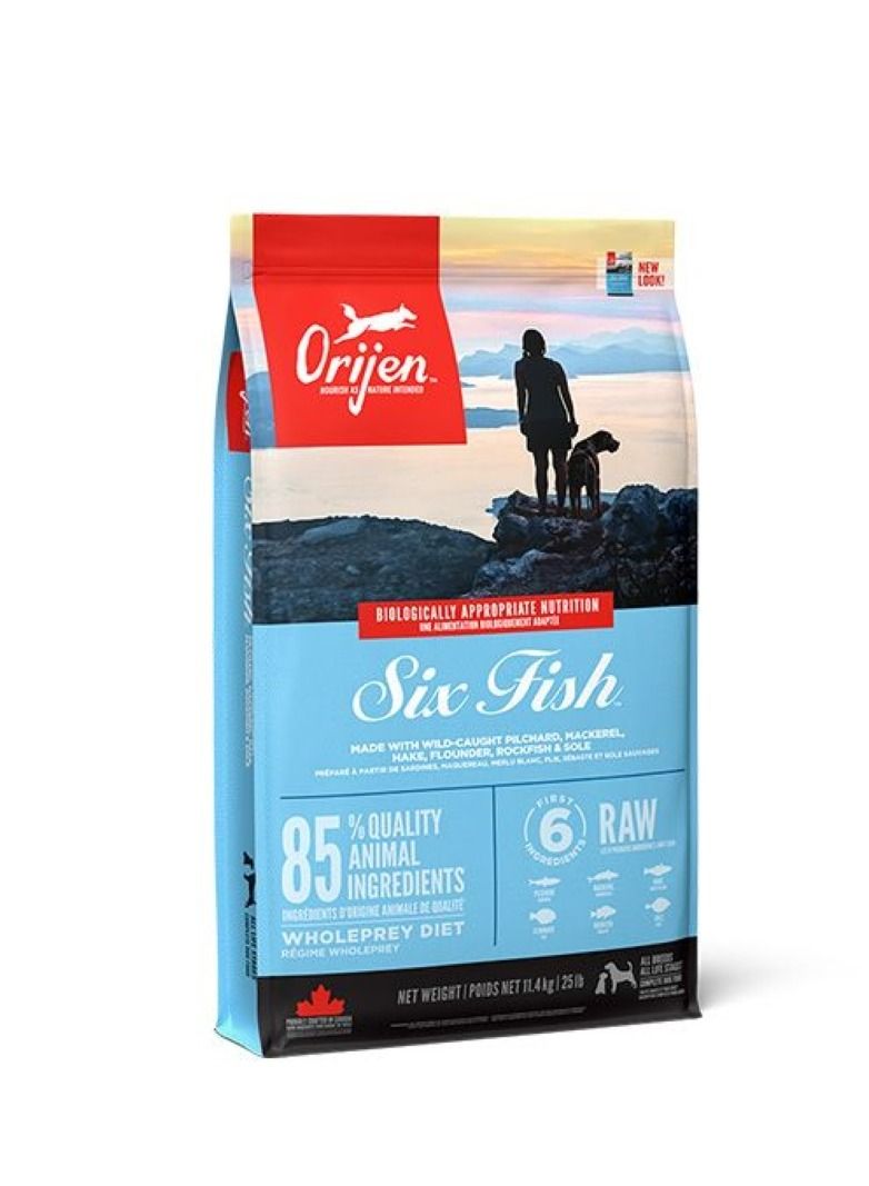 Orijen Six Fish Dog Food 11.4kg