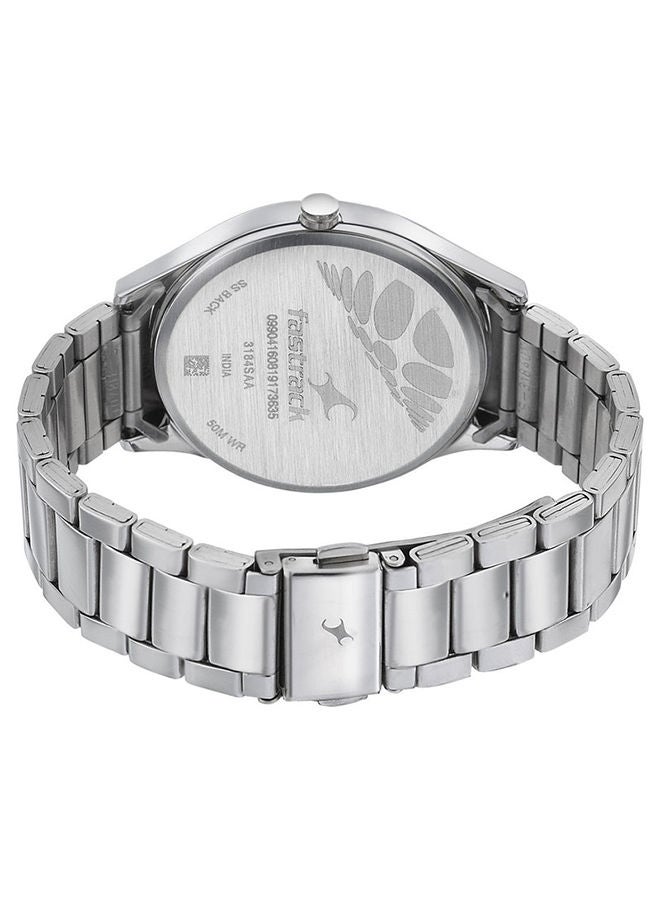 Stainless Steel Analog Wrist Watch 3184SM04